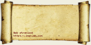 Tamara Vujanović vizit kartica